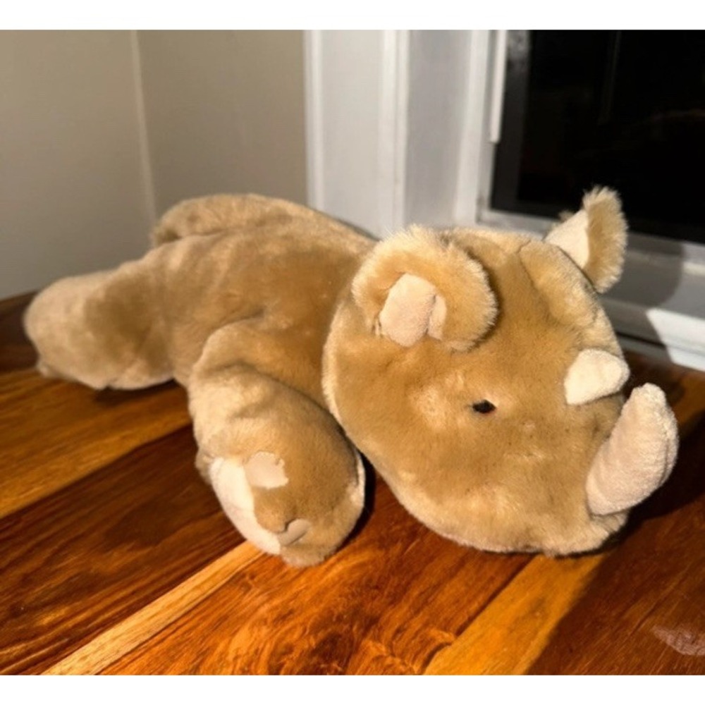 Animal Alley Rhinoceros Plush Stuffed Animal Toy Rhino Soft Long Floppy
